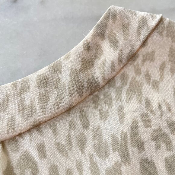 Aritzia Silk Leopard Print Silk Blouse - Picture 14 of 15